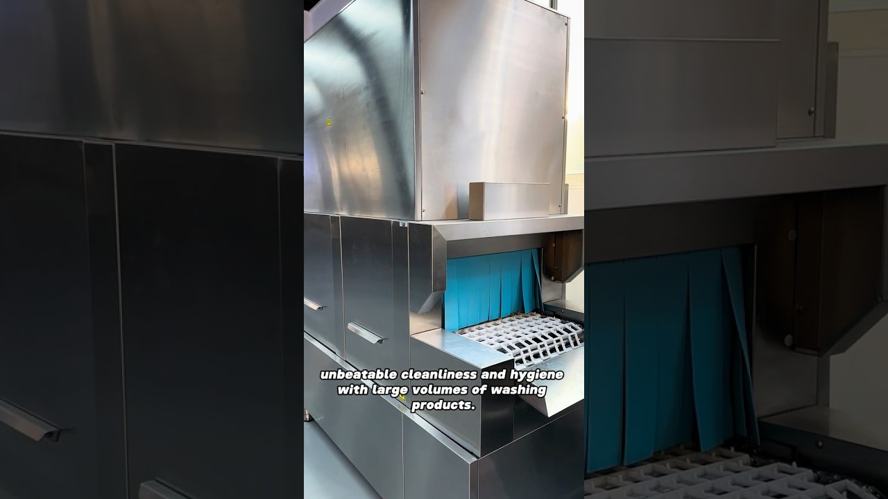 Flight-Type Dishwasher | Commercial Dishwasher | Restaurant Washing Machine #dishwasher