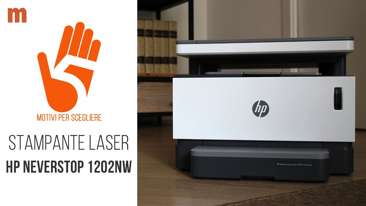 HP Neverstop Laser 1202nw: recensione della stampante laser HP ricaricabile