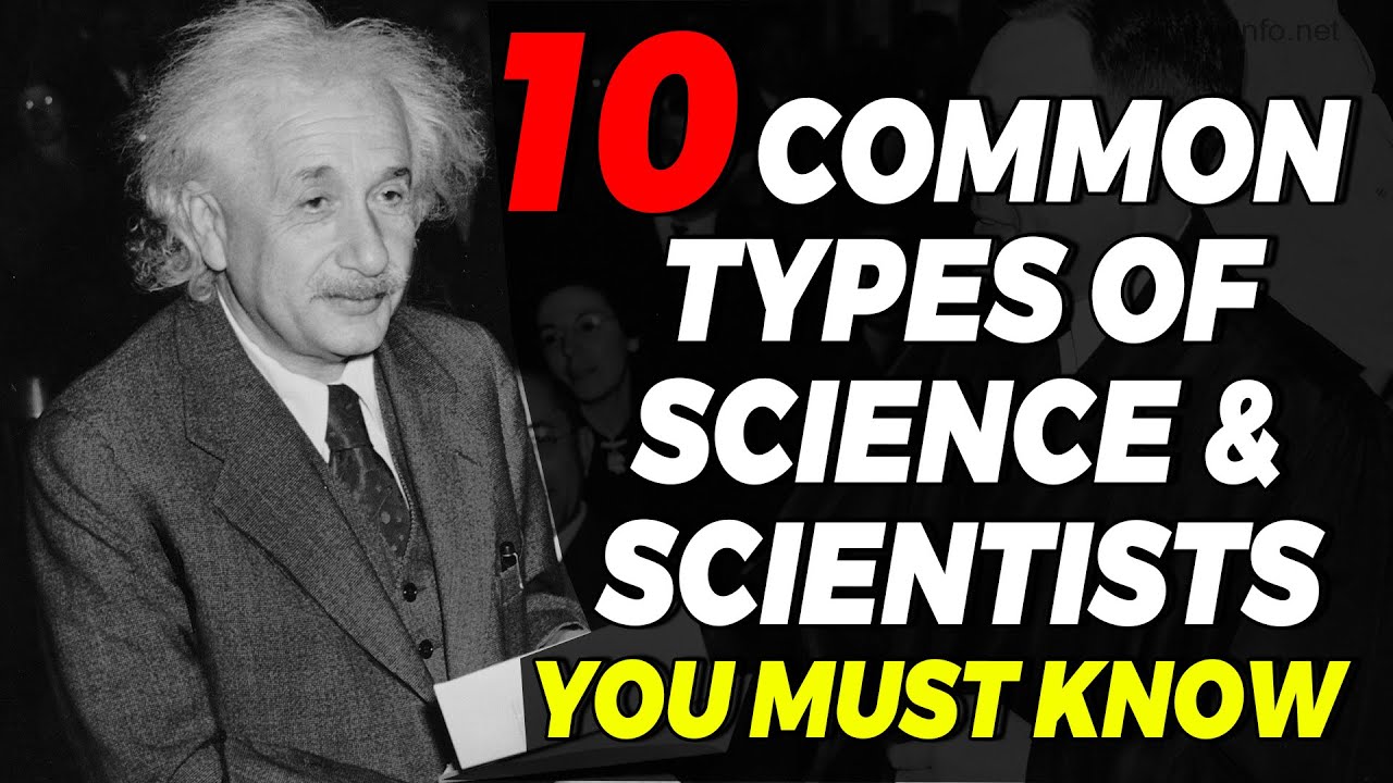 10 Common Types of Science and Scientists | Learn Science & Scientists Vocabulary | English Learning