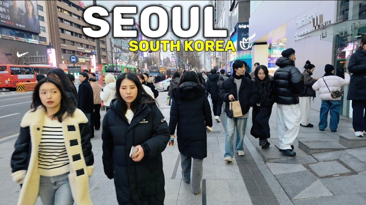 SOUTH KOREA 🇰🇷 Walk inside Seoul Rich Neighborhood 2026