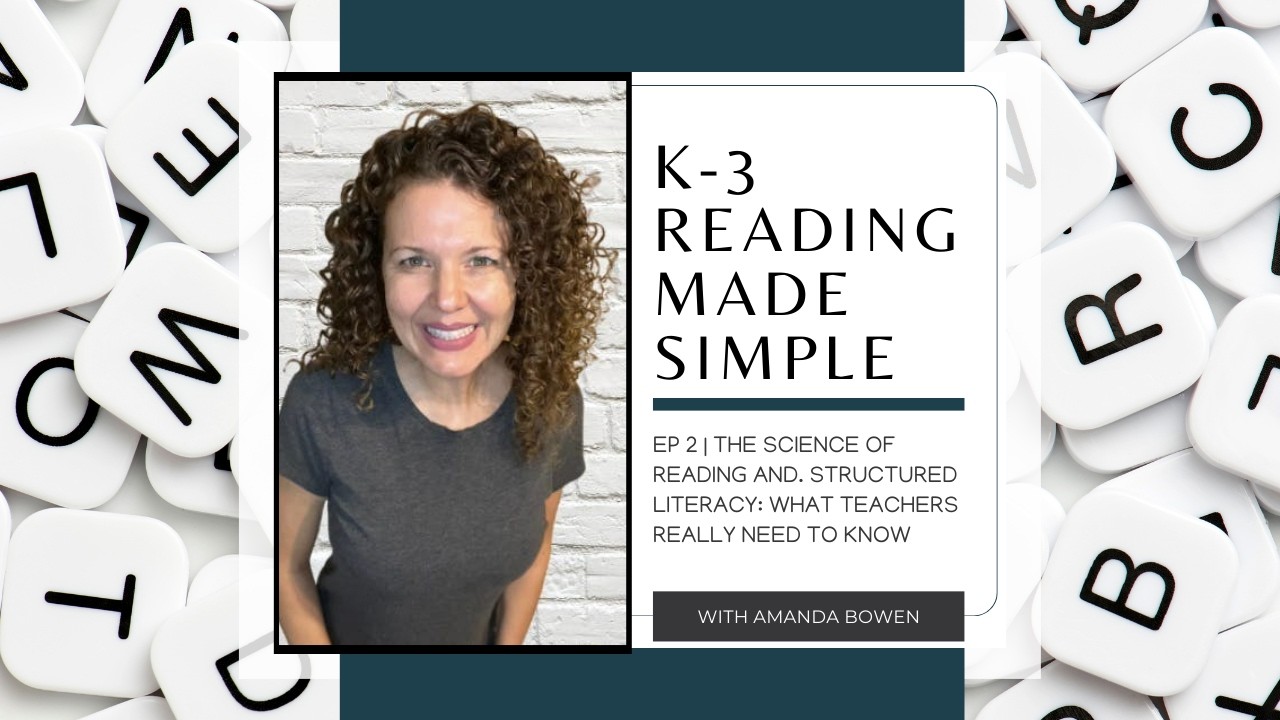 Ep 2| Structured Literacy is the Key to Confident Reading Instruction