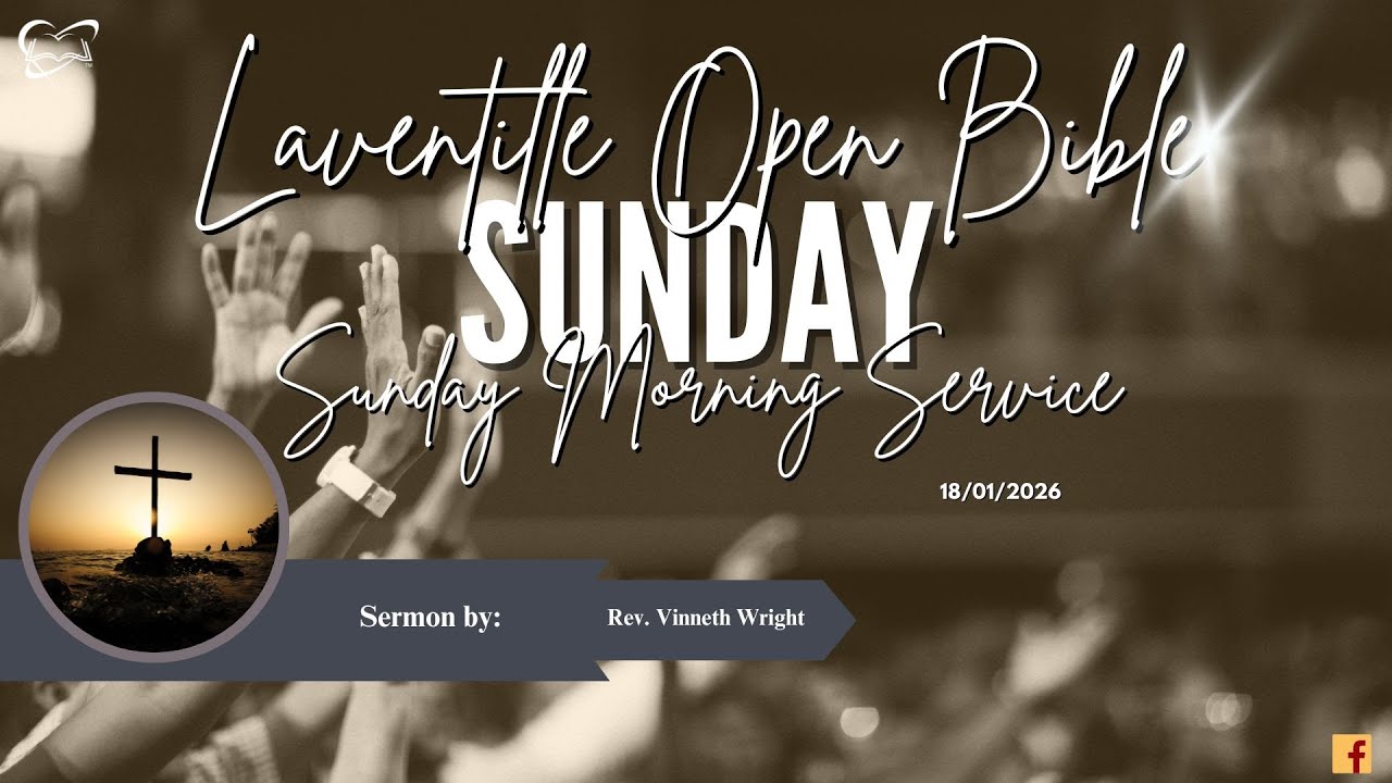 Sunday Morning Service  - Rev. Dr. David Wiltshire - 18/01/2026