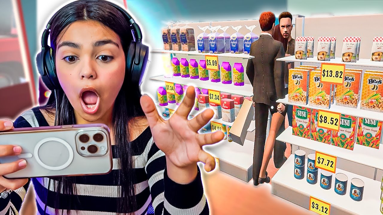 ALGO BIZARRO ESTÁ ACONTECENDO NO MEU SUPER MERCADO - Supermarket Simulator