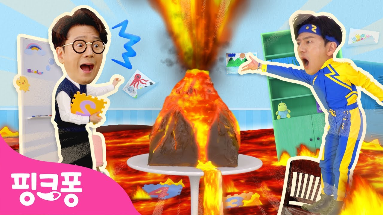 앗 뜨거워! 🔥 튼튼쌤과 용암을 탈출해요! | +모음집 | 우당탕탕 해결사 튼튼쌤 | The Floor is Lava | 핑크퐁! 인기동요