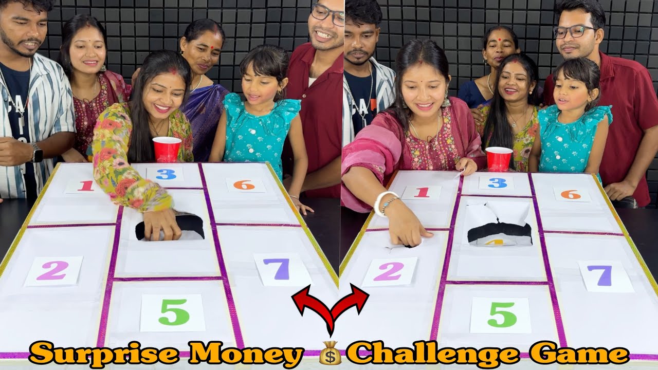 Surprise Money Lucky Token Funny Challenge Game | Mousumi & Sonali Challenging