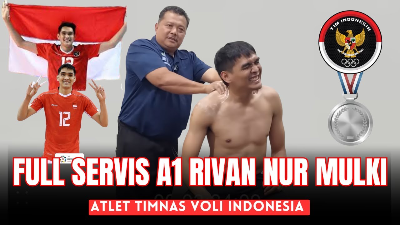 FULL SERVIS A1 RIVAN NUR MULKI ATLET TIMNAS VOLI INDONESIA - MCO ARIF