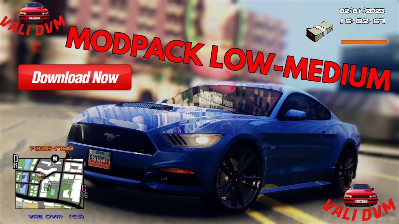 CEL MAI TARE MODPACK DIN 2023 | MODPACK LOW-MEDIUM PC 2023 by VALI DVM