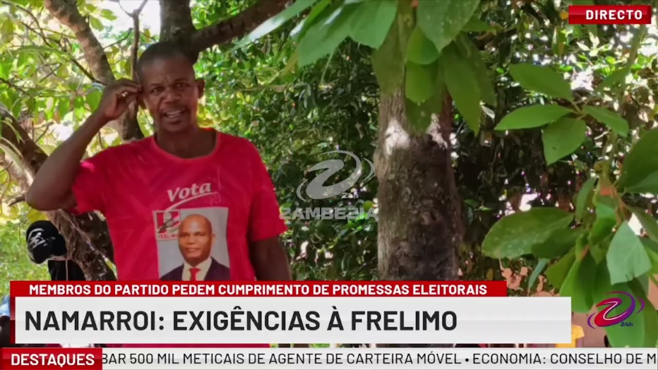 MEMBROS DO PARTIDO PEDEM CUMPRIMENTO DE PROMESSAS ELEITORAIS | TV Zambézia 24h