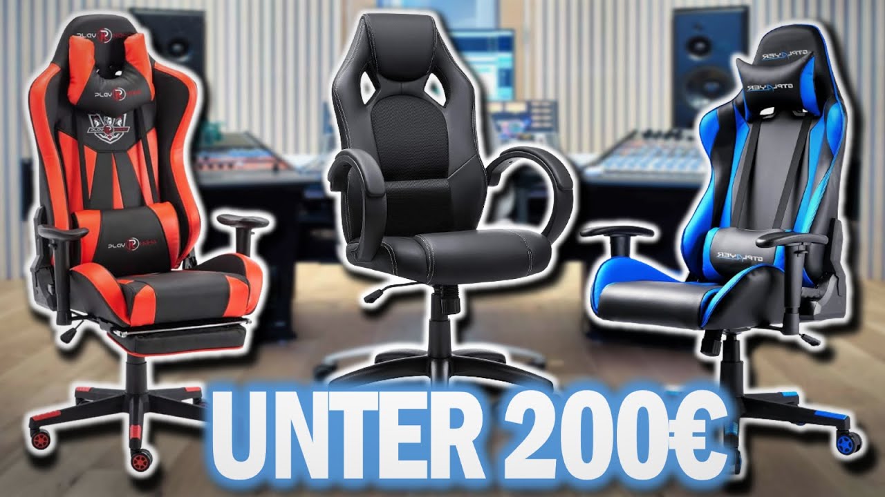Beste GAMINGSTÜHLE UNTER 200€ | Top 3 Gamingsessel unter 200Euro