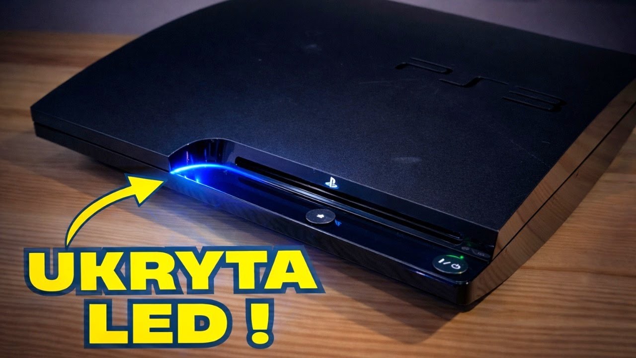 Renowacja PS3 Slim + ukryta dioda LED. Tego Sony nie pokazało!