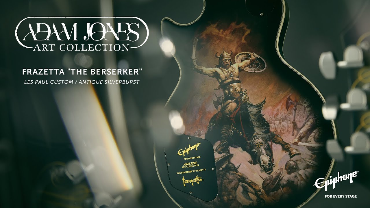 Adam Jones Les Paul Custom Art Collection: Frazetta &ldquo;The Berserker&rdquo;