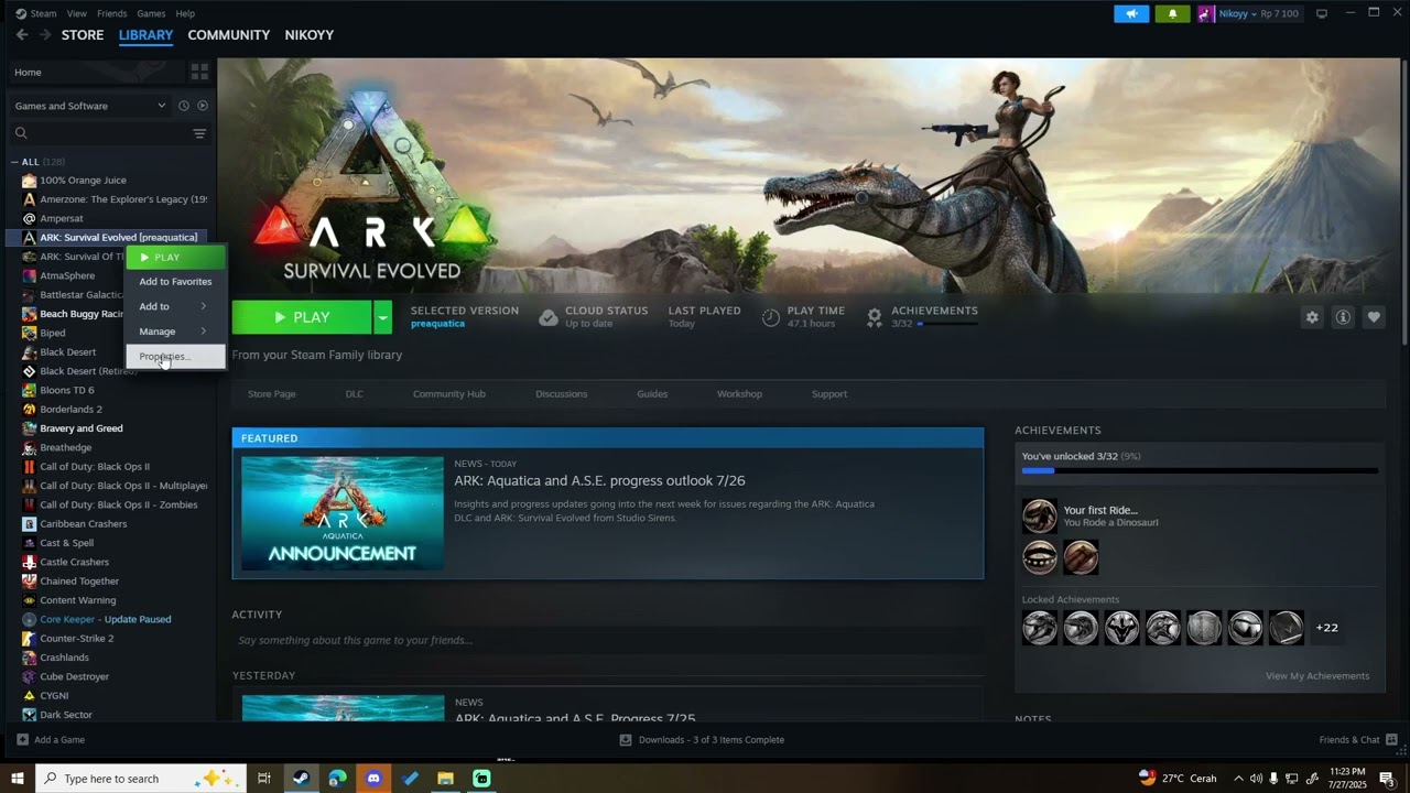 FIX ARK SURVIVAL EVOLVED GETTING STUCK/FREEZING AFTER PATCH UPDATE!!