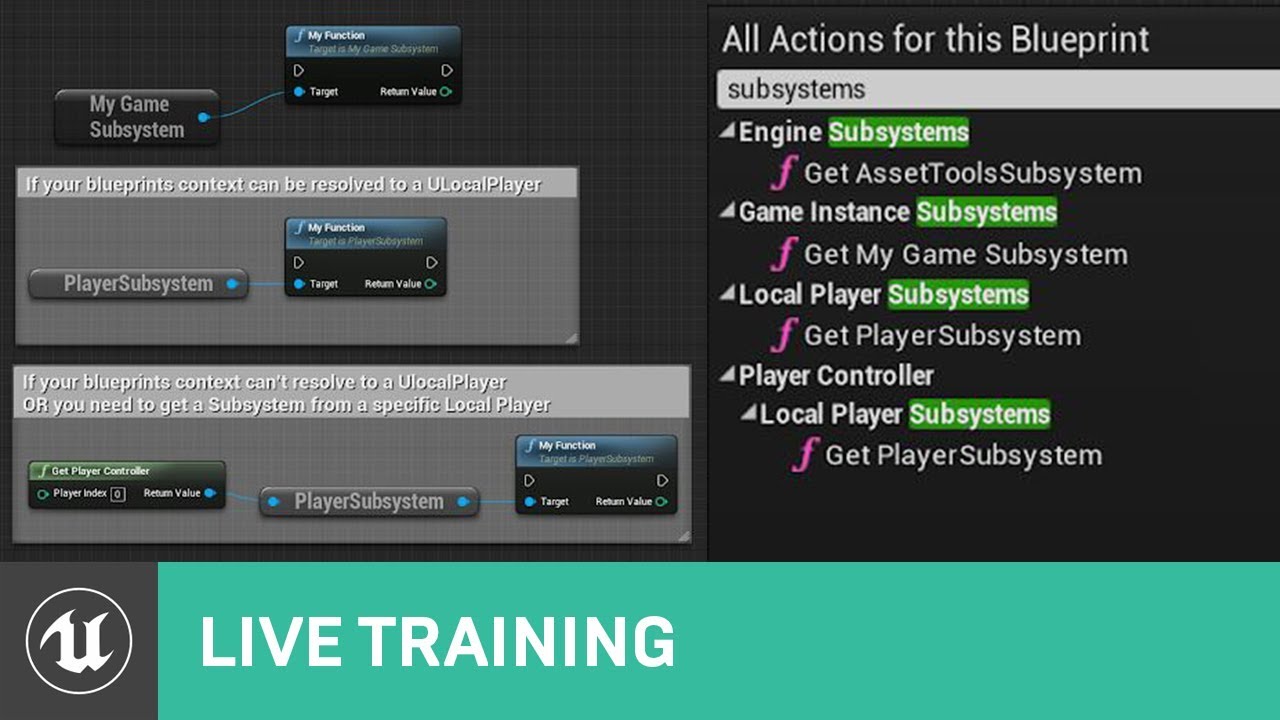 Programming Subsystems | Live from HQ | Inside Unreal