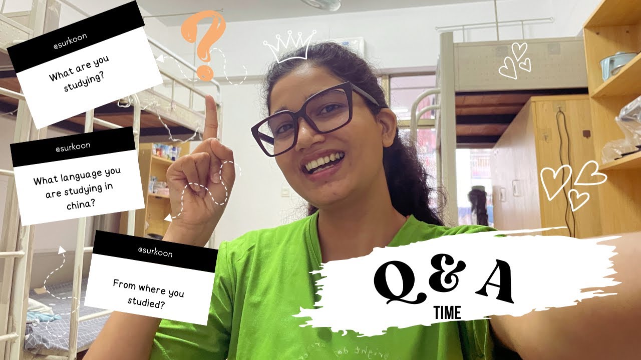 Question & Answer blog❓Part-1 #chinalife #china #studentlife #vlog #surkoon #questionanswersession