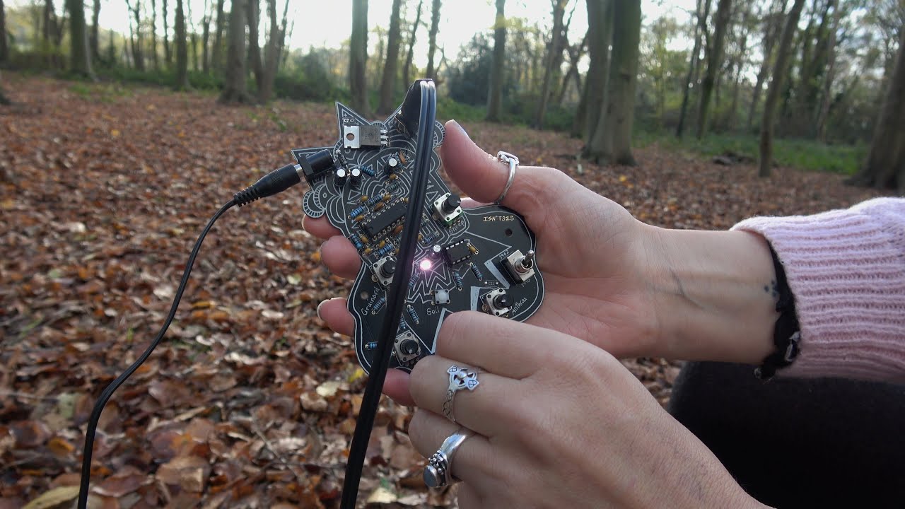 Outdoor Forest Jam Playing Dark Harvestator and Chernobylizer, London.