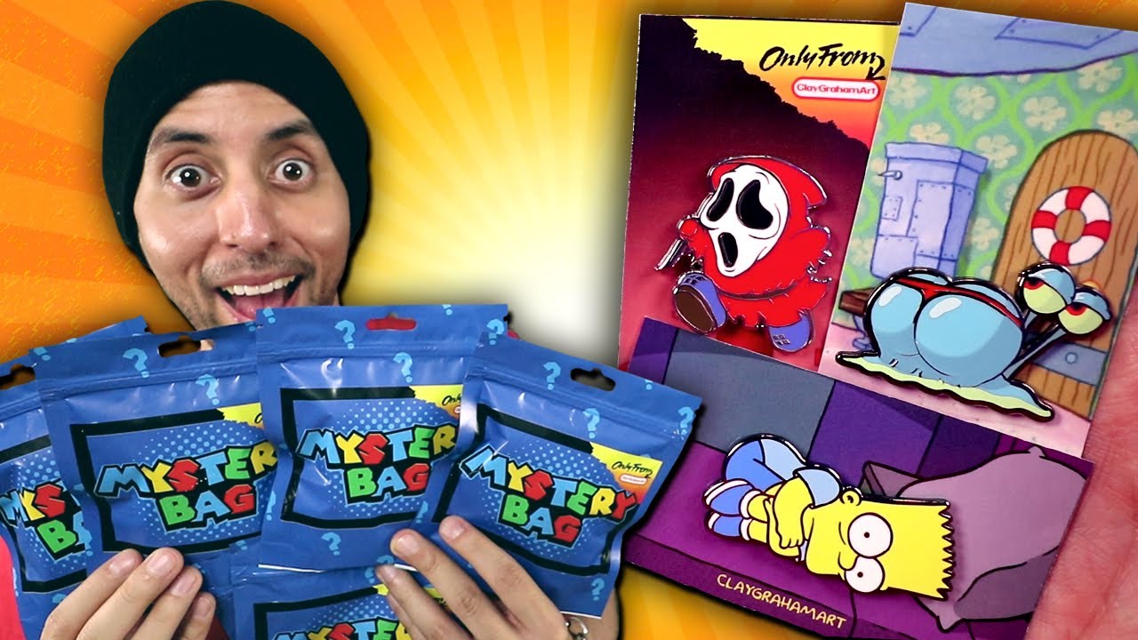 Compre una BOLSA MISTERIOSA con PINS extraños y curiosos!!!