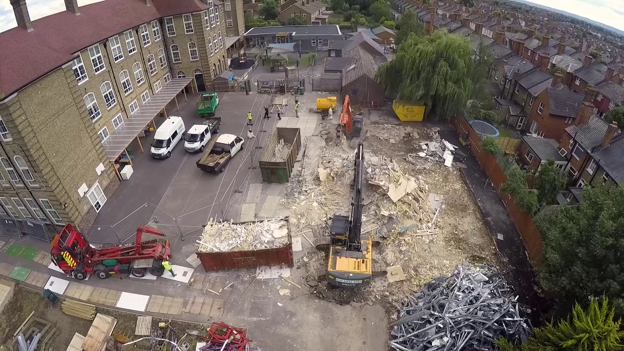 Neilcott Construction. Hillbrook Primary School, Tooting Bec, London, UK