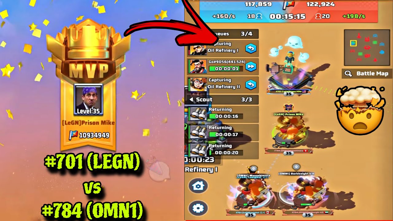 Last war : Desert Storm #701 (LEGN) vs #784 (OMN1)