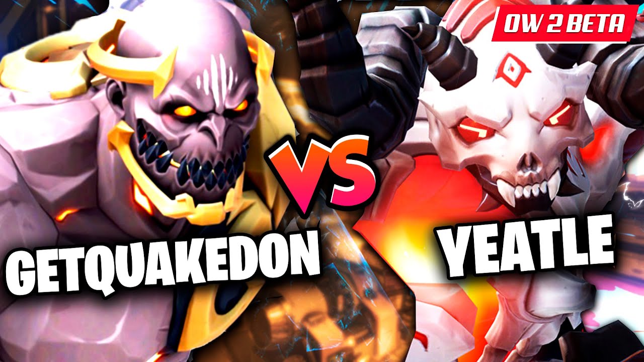 OW 2 - GetQuakedOn New Doomfist VS Yeatle New Orisa! [ Overwatch 2 Beta Gameplay ]