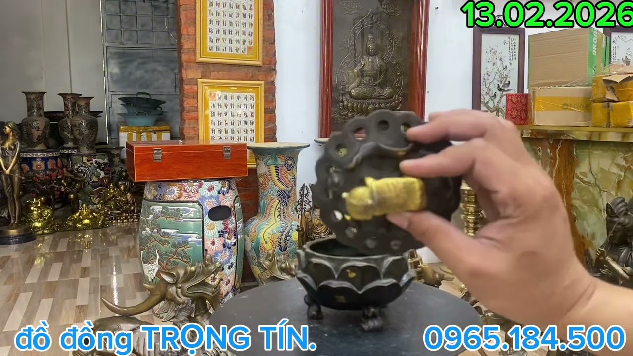🔴🔴bổn sư toạ thiền. Phu thê viên mãng. Tì hưu to. Đồ đồng sưu tầm