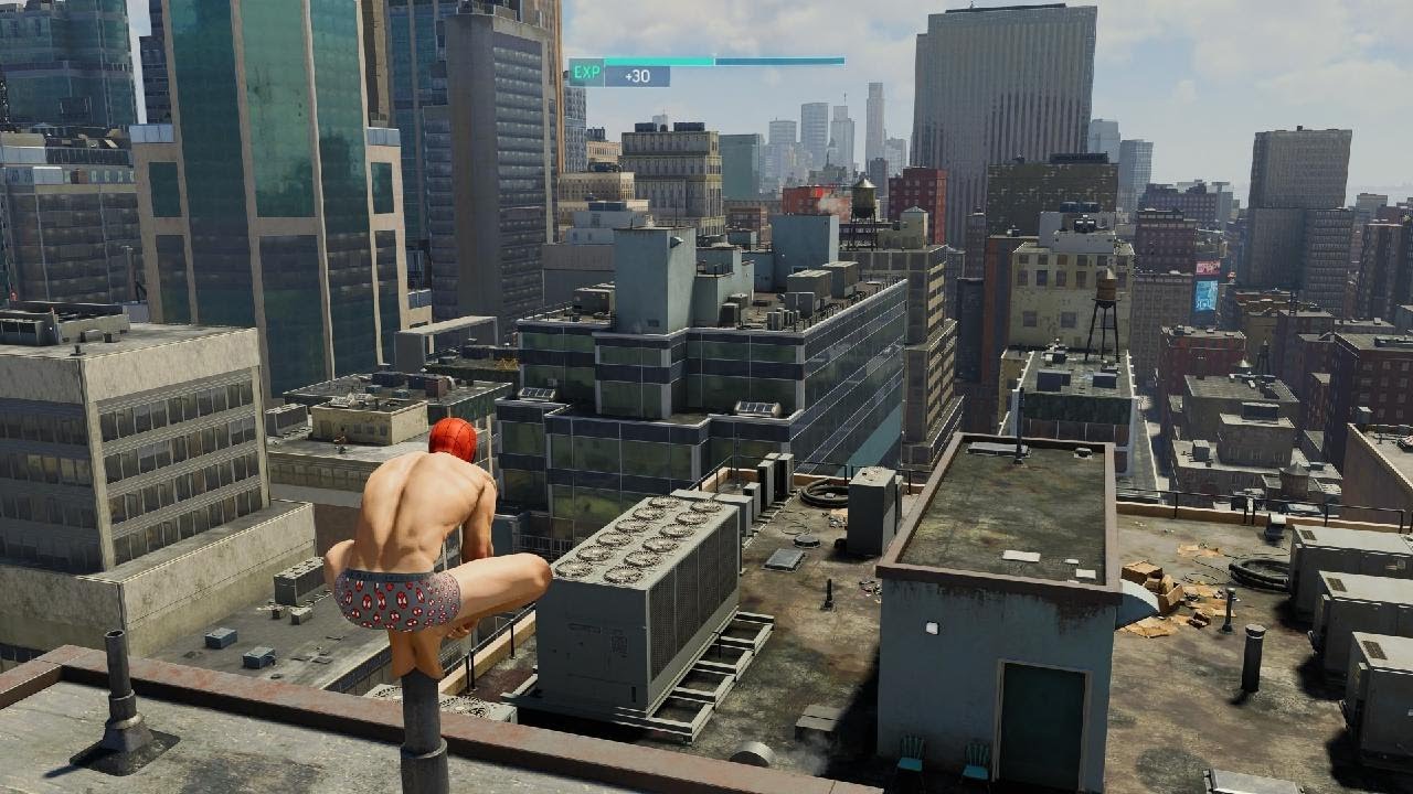 Missão Inicial de Marvel's Spider-Man com Peter Parker no Shape