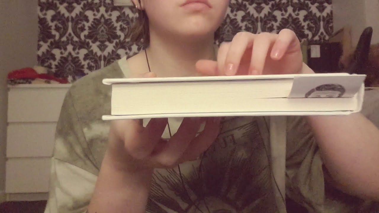 lofi asmr | book tapping, page turning & inaudible whispering 📚