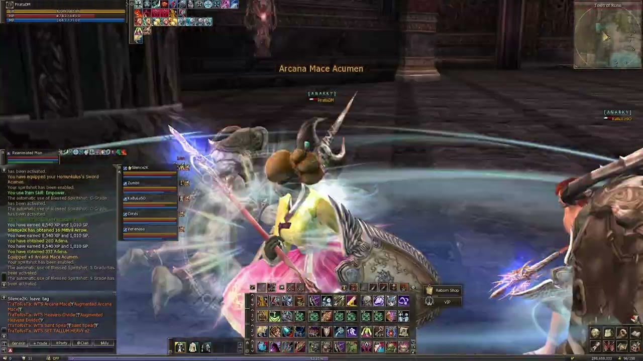 L2 REBORN ETERNAL 10x | ANARKY (PIRATADM) DAILY PVP