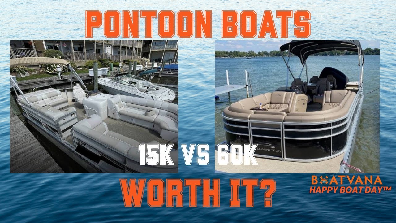 15 Stunning Used Pontoon Boats for Sale Under 60k in the US - Beginner Boat Search - #lakelife