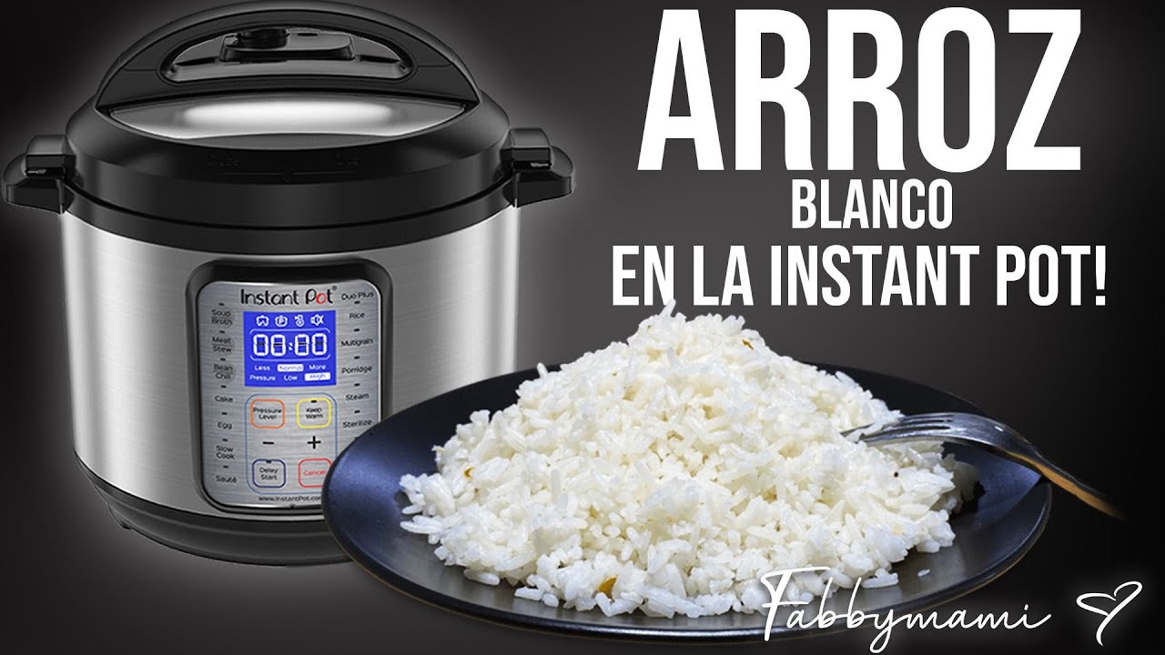 CÓMO HACER ARROZ EN LA INSTANT POT!/ARROZ RÁPIDO Y DELICIOSO EN LA OLLA  ELÉCTRICA DE PRESIÓN.