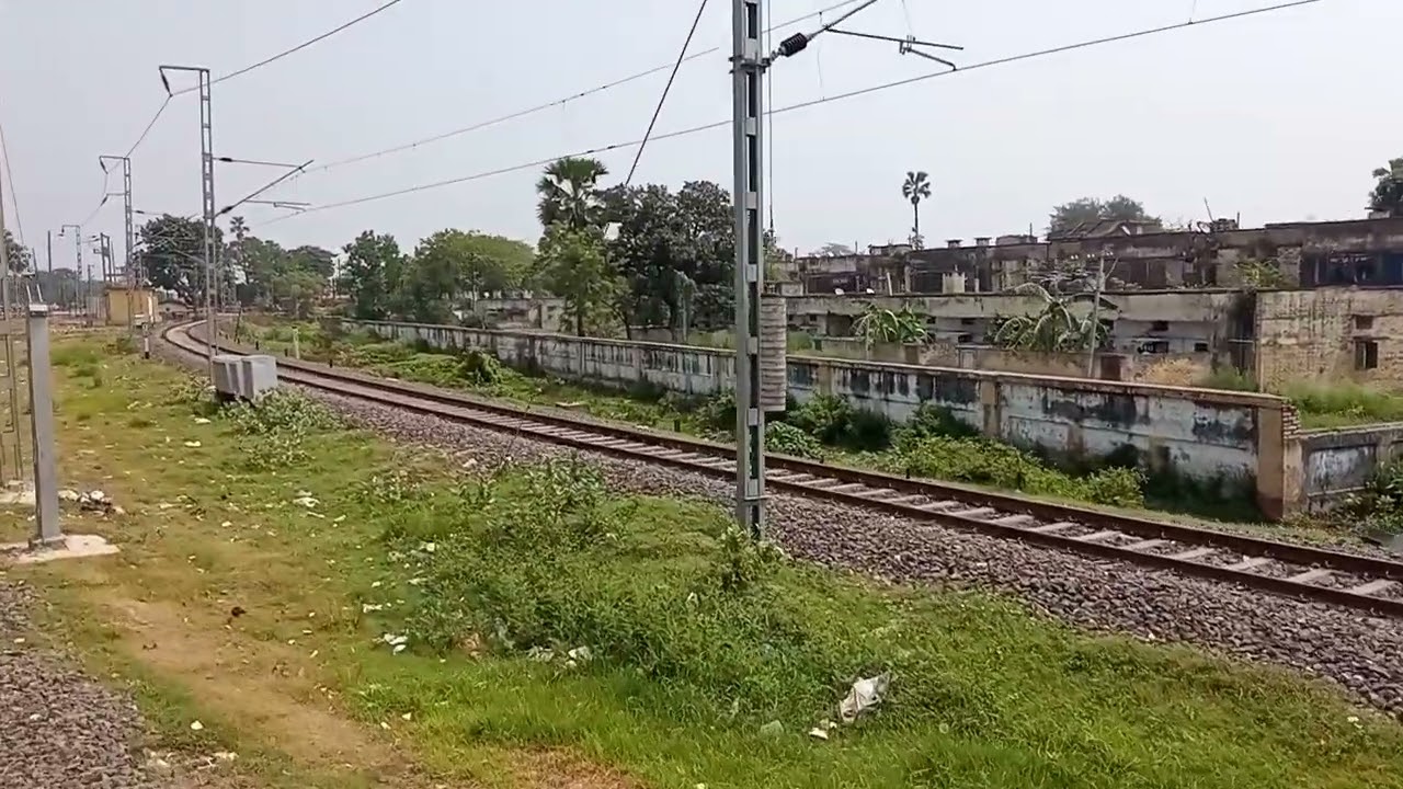 Samastipur Railway Station Samastipur Nahar Nadi #Gangasagar #Express #Barauni station #Sealdah