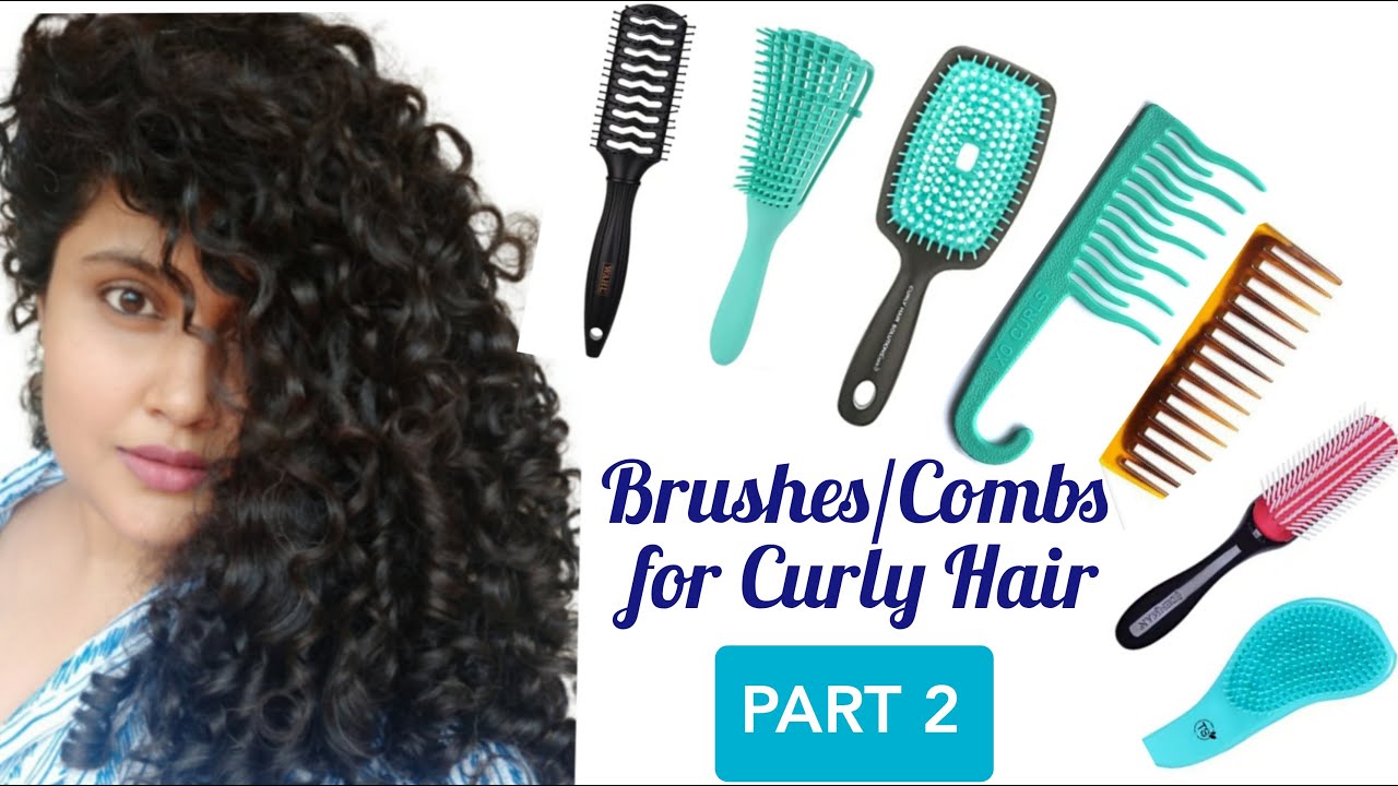 Which brush/comb to use for Curly hair | Part 2 - Detangling | Khushboo Singhvi