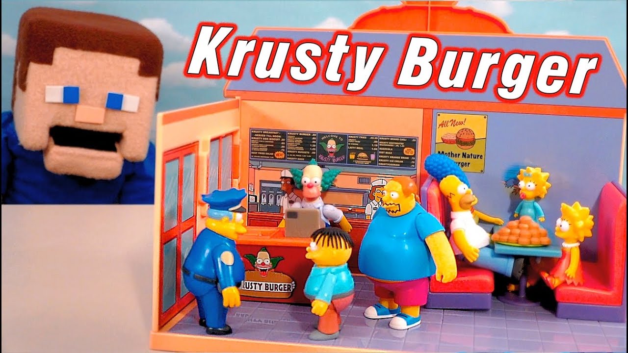 The Simpsons Krusty Burger Playset Jakks 2025