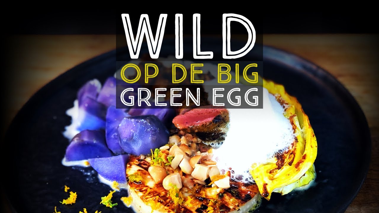 Gegrilde HAZENRUG op de Big Green Egg met veul groente | WILD recept