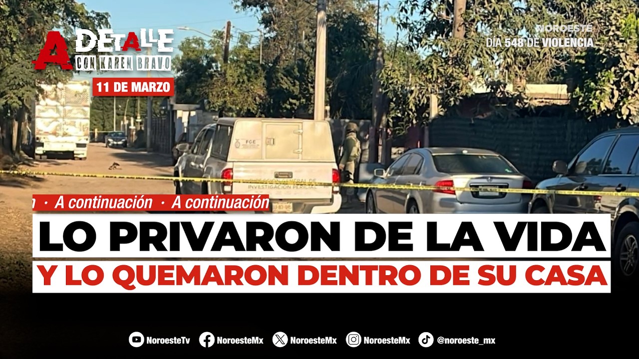 🔴 | Entran a su casa, le disparan, incendian la vivienda y se llevan a tres mujeres en Culiacán | AD
