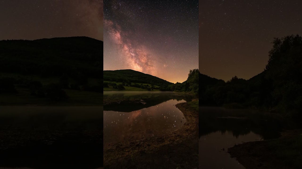 A night under the stars in Smolsko, Bulgaria 🌌 #Astrophotography #Short #Timelapse #Universe