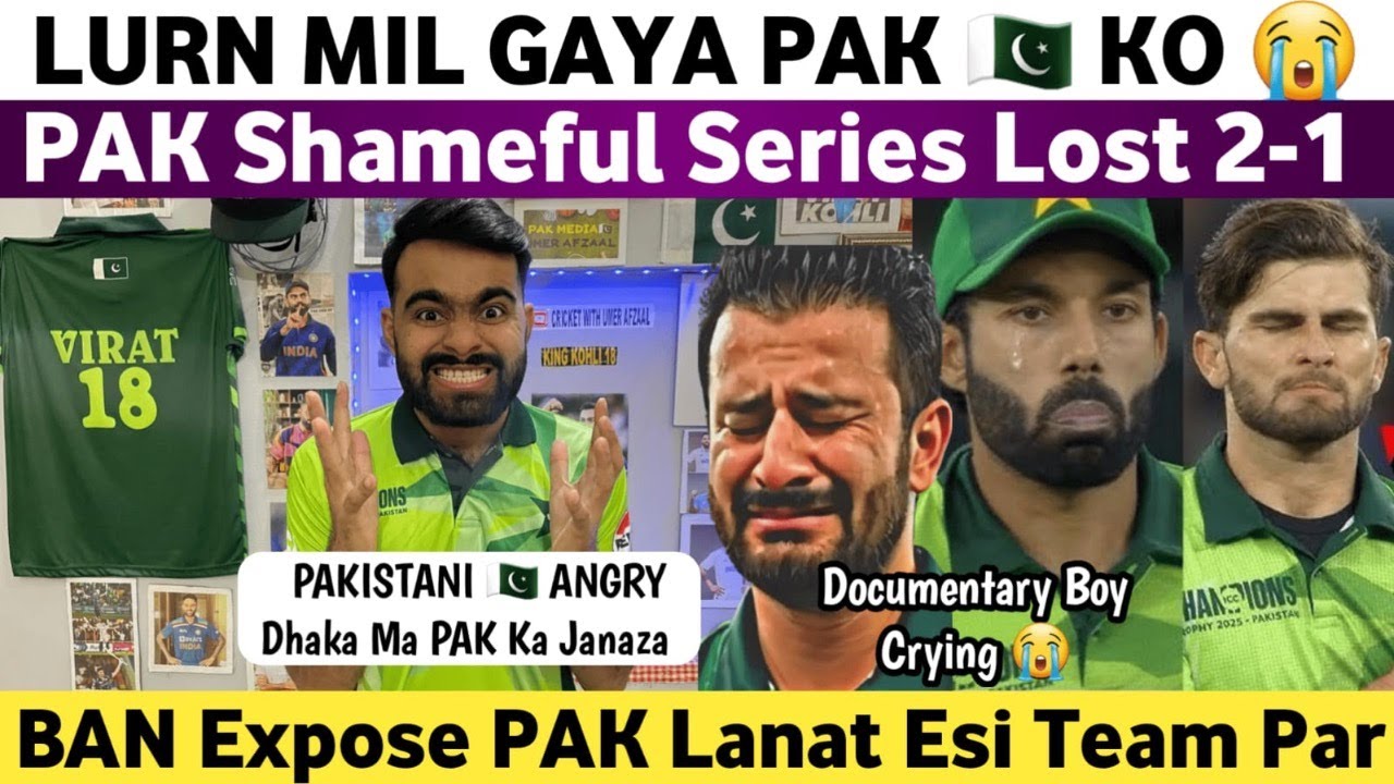 Pak Shameful 2-1 Series Lost Vs Ban UFF! | Pakistani Reaction on Ban Beat Pak 3rd Odi Match 2026 |
