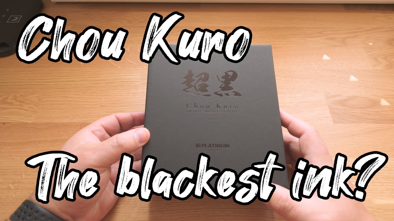 Platinum Chou Kuro First Look - Blackest Ink?