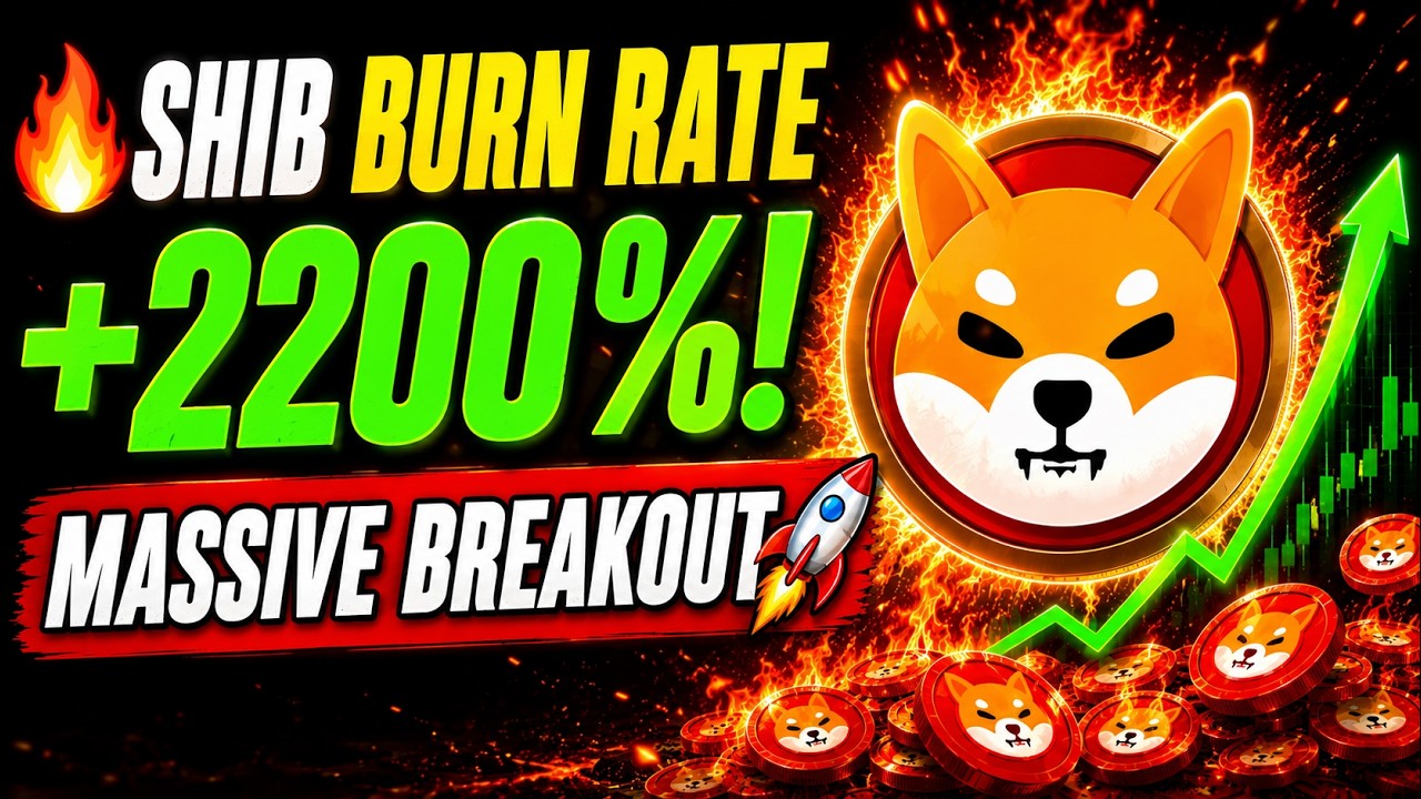 SHIBA INU Burn Rate EXPLODES 2200%! 🔥 Will SHIB Price Pump Next? | SHIB Burn News Today