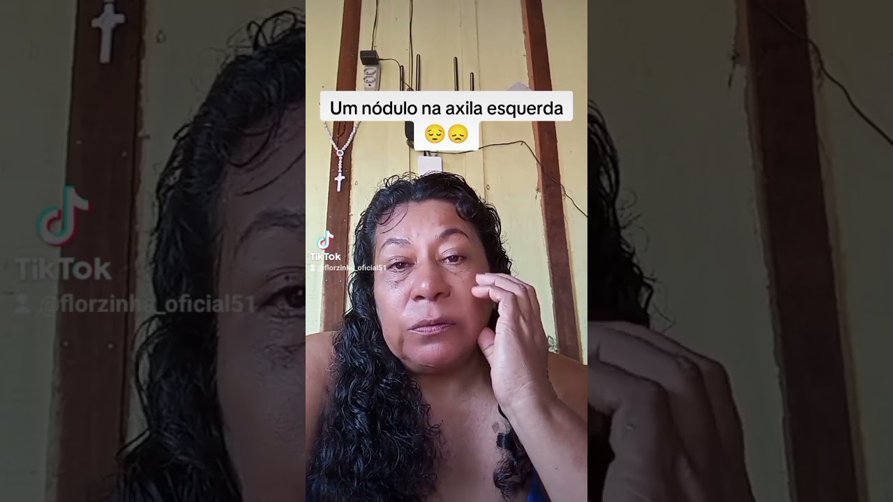 Um nódulo na minha axila esquerda.