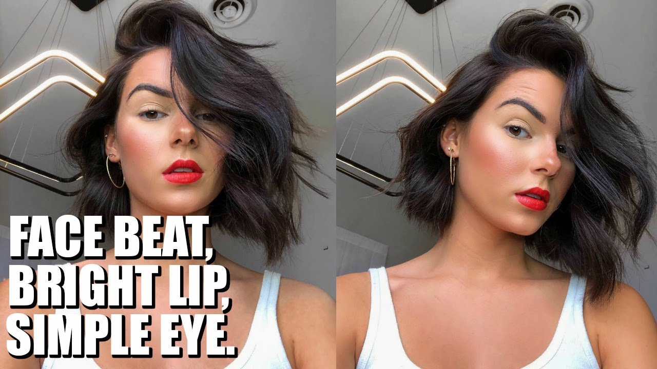 FULL FACE FOUNDATION ROUTINE W/ CLEAN EYES & BRIGHT LIP || EJB