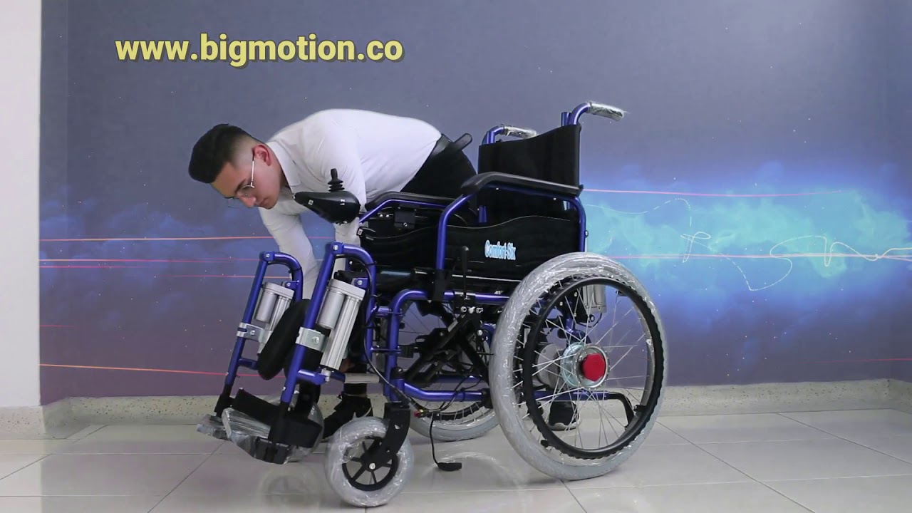PLEGADO DE LA SILLA DE RUEDAS ELECTRICA COMFORT SIX - BIGMOTION
