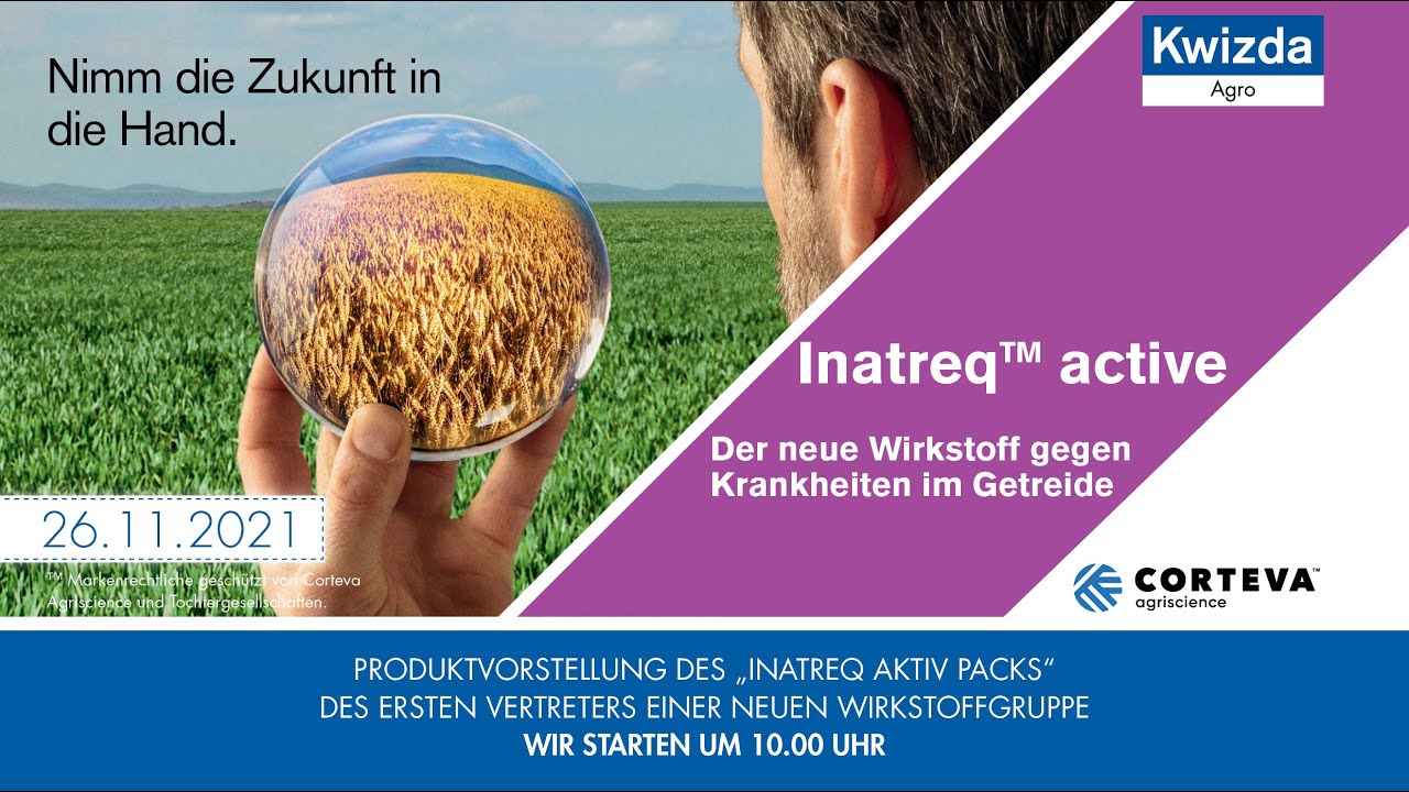 Webinar Inatreq active - Produktvorstellung des ersten Vertreters einer neuen Wirkstoffgruppe