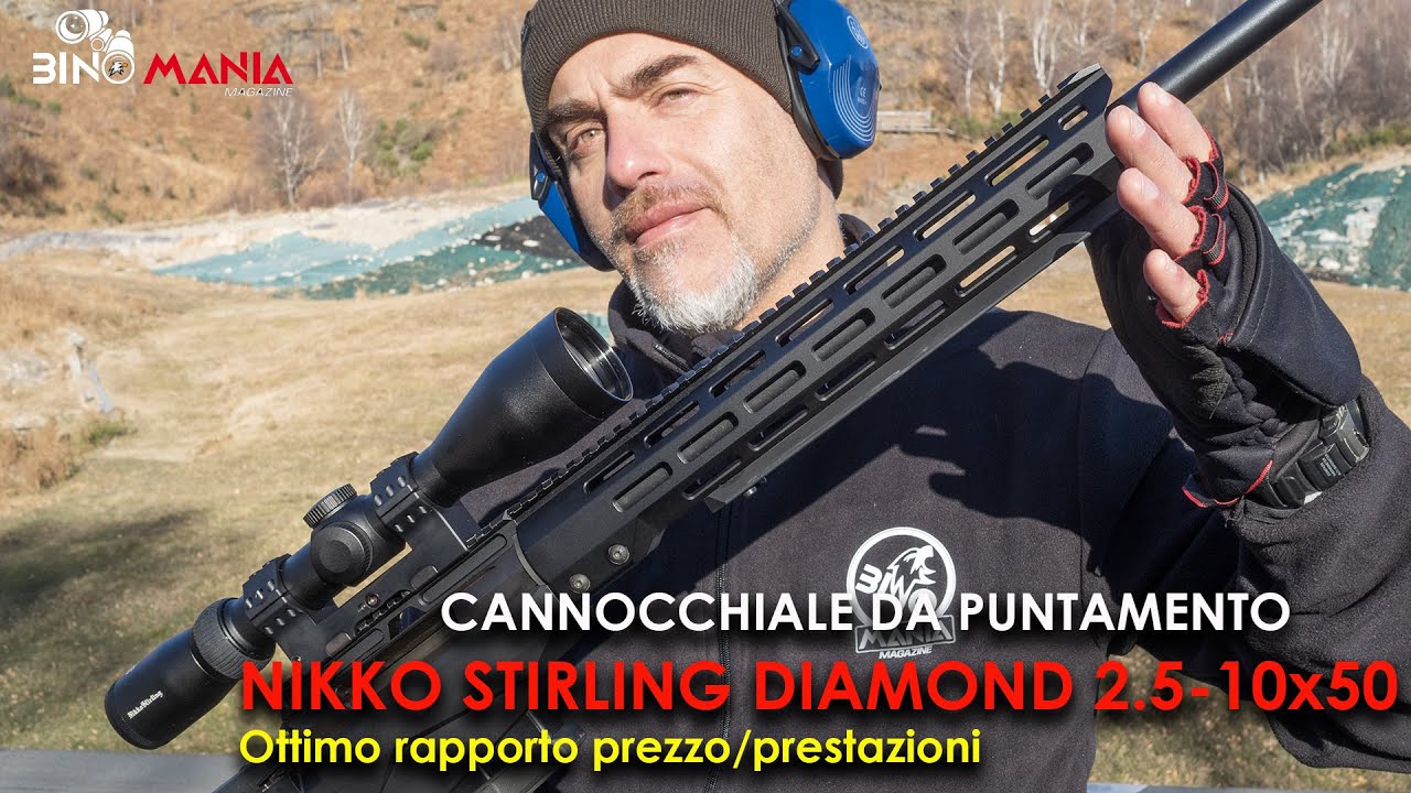 Cannocchiale da puntamento NIKKO STIRLING DIAMOND 2.5-10x50 - Ottimo rapporto prezzo-prestazioni