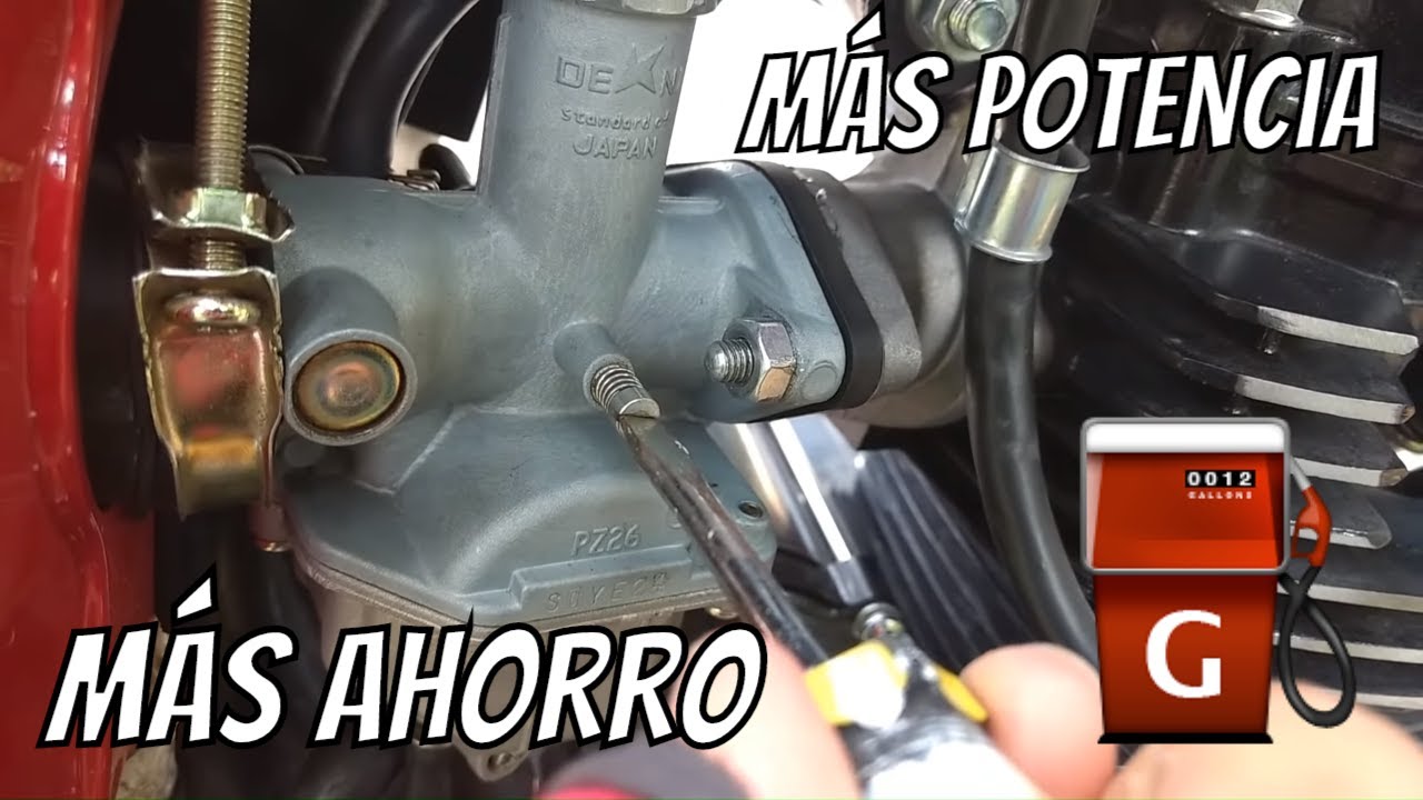 Cómo CARBURAR MOTO 4 tiempos | Facil