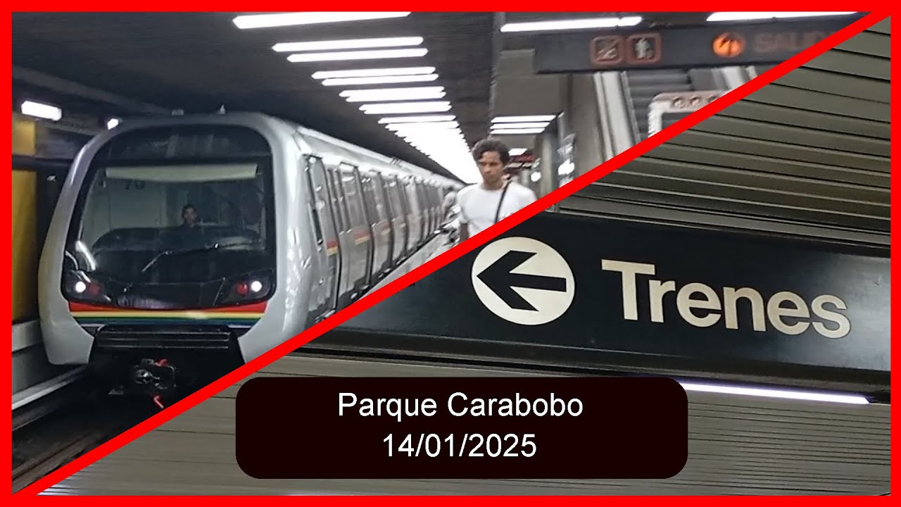 Estacion Parque Carabobo (14/01/2025) | Metro de Caracas Línea 1 | Sney Transport