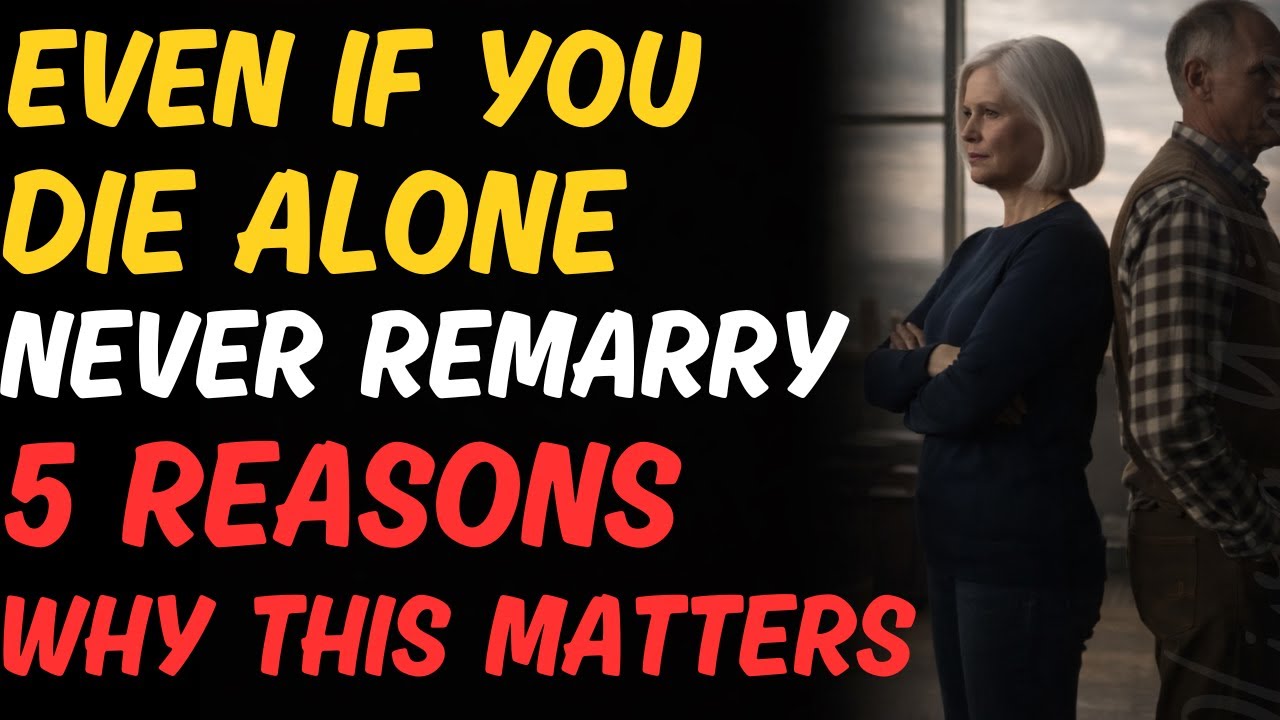 After 60, Never Remarry: 5 Reasons Senior Men Must Know