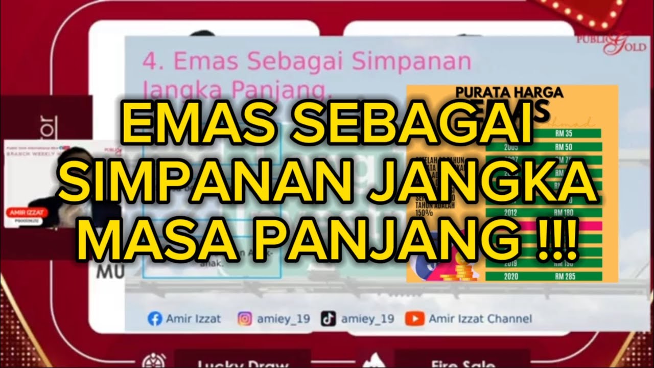 Emas sebagai simpanan jangka masa panjang #simpanan #simpananemas #emas999 #publicgold #akaunemasgap