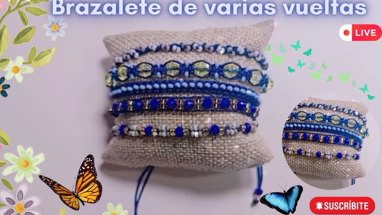 Cómo hacer brazalete de varias vueltas super fácil