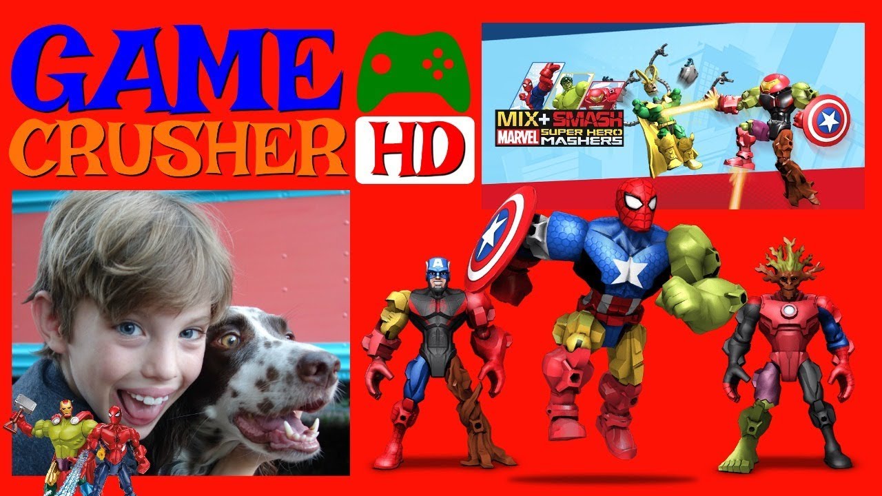 Mix + Smash Marvel Super Hero Mashers Amazon Fire Kids Edition GameCrusher HD