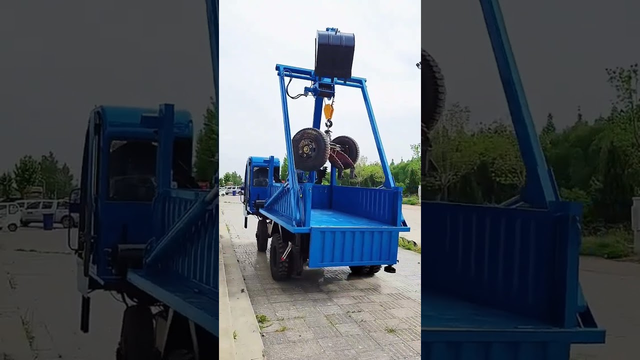 白事bury车#gantry crane and excavator all-in-one machine